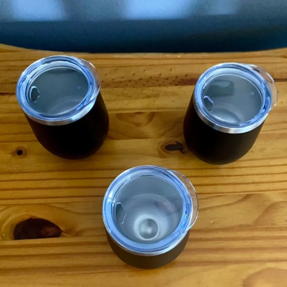 Stainless Steel Double-layer Vacuum Insulated Thermal Stemless Wine Tumblers - 3